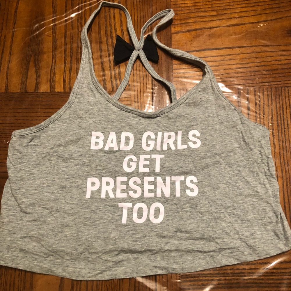 VS grey cropped tank. Size S. Sleepwear.